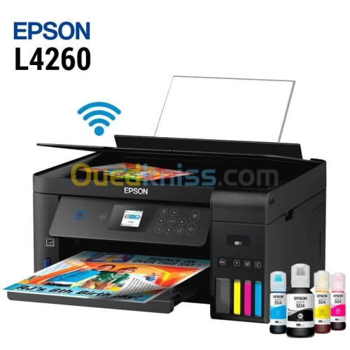 MULTIFONCTION EPSON  ECOTANK L4260 COULEUR 33PPM USB WIFI R/V AUTO