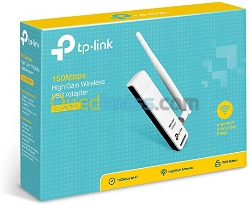 CLE WIFI  N150MBPS TP-LINK TL722N 150MBPS ANTENNE