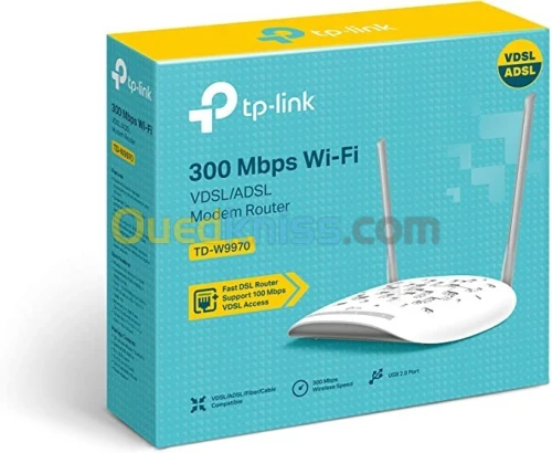 MODEM/ROUTEUR Wi-Fi N 300 Mbps MONO BAND TD-W9970 