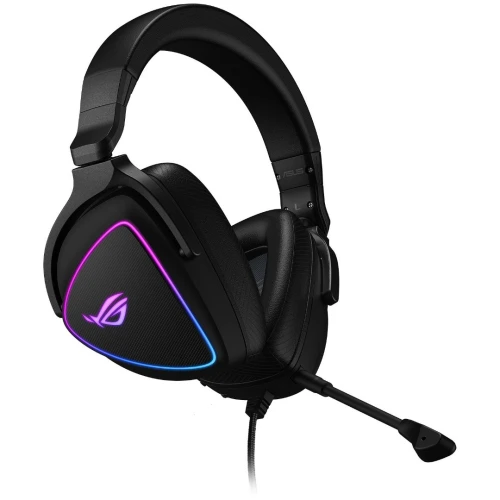 CASQUE ASUS ROG  DELTA BLACK  RETRO ECLAIRAGE RGB GAMER 