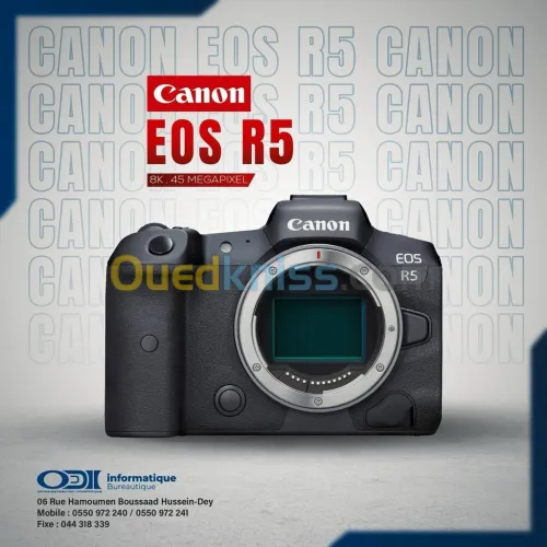 APPAREIL PHOTO CANON EOS R5 BODY V2.4 8K
