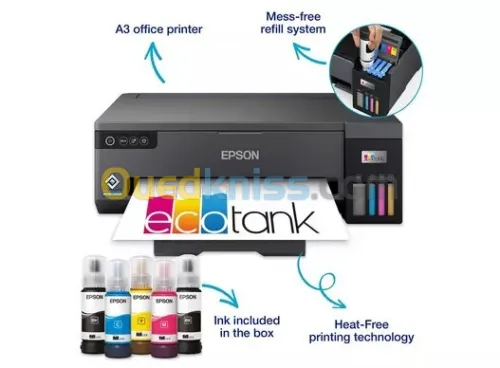 L11050 IMPRIMANTE EPSON ECOTANK MONOFONCTION A RESERVOIRS COULEUR A3 USB WIFI