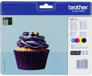 PACK BROTHER LC123 ORIGINAL CMJN MFC-J245/DCP-J132W