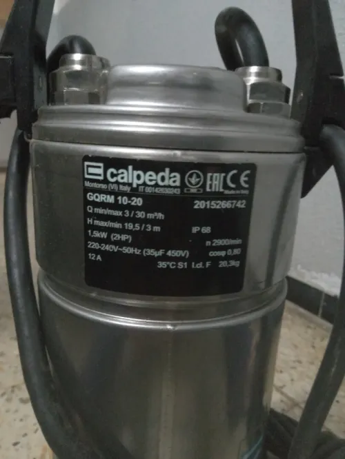 Pompe à eau Calpeda