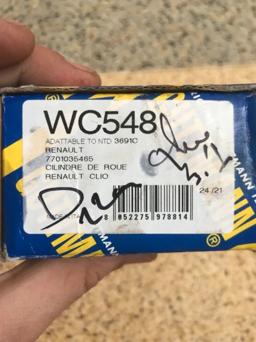 Cylindre de roue, support 8