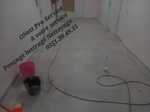 Nettoyage fin de chantier
