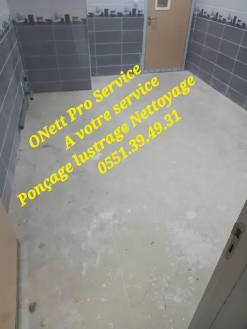 Nettoyage fin de chantier 