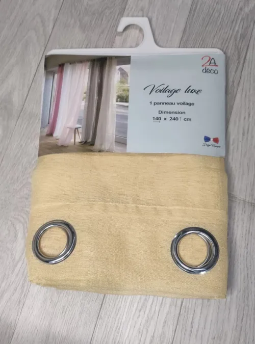 RIDEAUX VOILAGE PRODUIT FRANCAIS.