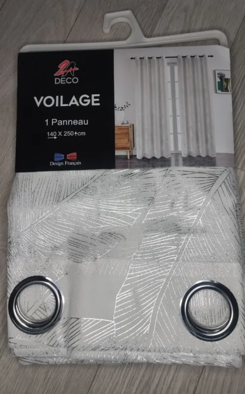 RIDEAUX VOILAGE PRODUIT FRANCAIS.