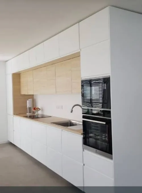 Fabrication De Cuisine équipée en Bois Hêtre et High gloss
