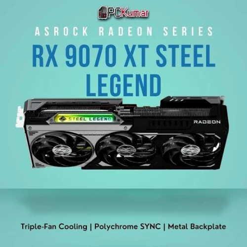 Rx 9070 xt ASRock steel legend dark argb
