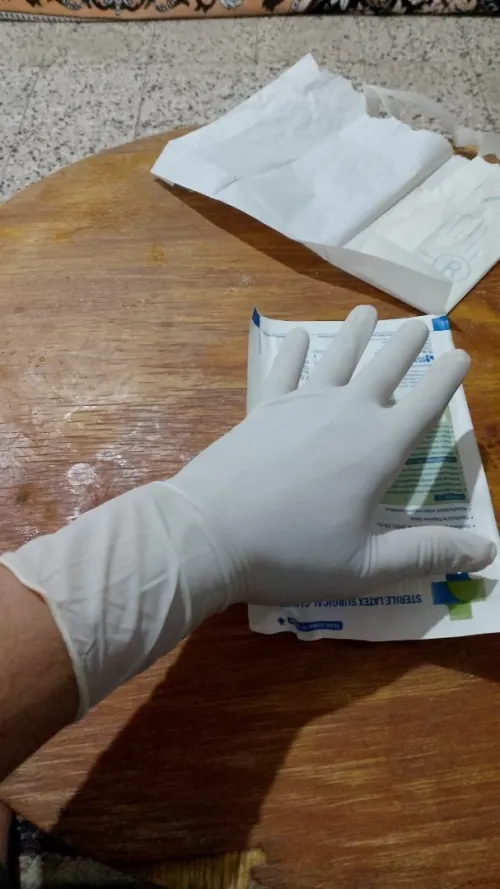 Gants steriles dimportation