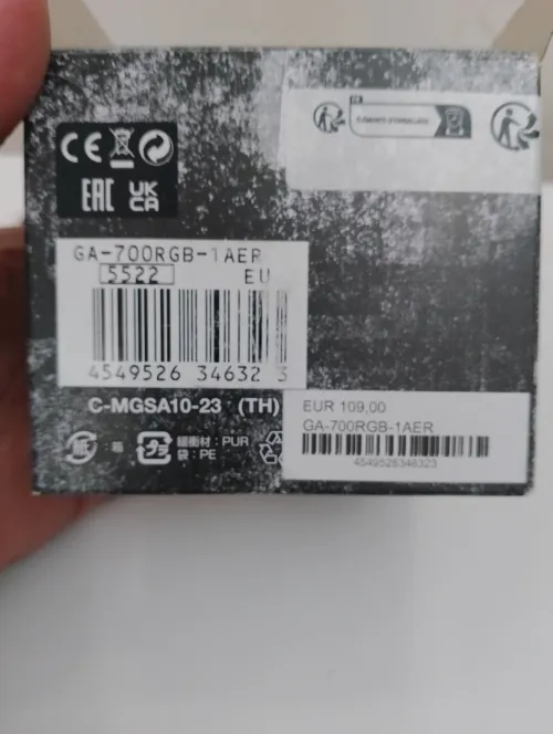 ساعة CASIO G-SHOCK GA-700RGB-1A