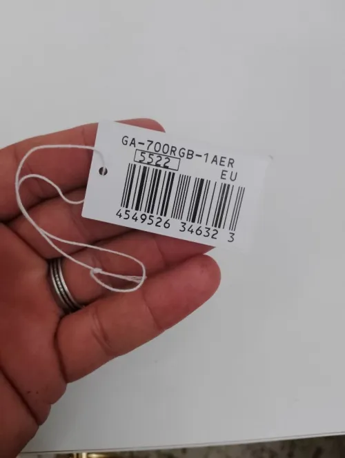 ساعة CASIO G-SHOCK GA-700RGB-1A