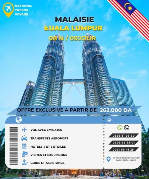 Malaisie voyage organisé  KUALA LUMPURE