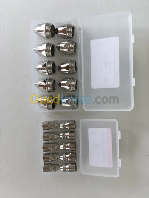 BEC PLASMA, ELECTRODE ET BUSE 1.3mm et 1.5mm POUR TORCHE DE DECOUPE PLASMA P80