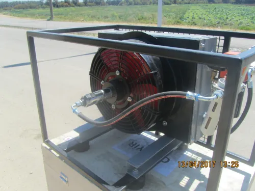 Refroidisseur d'air pour compresseur de chantier