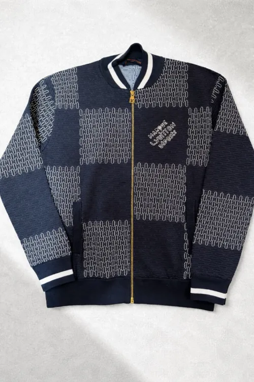 BLOUSON DAMIER LOUIS VUITTON EN LAINE