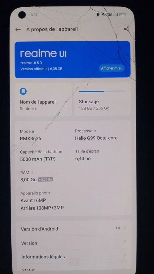 Realme RMX3636