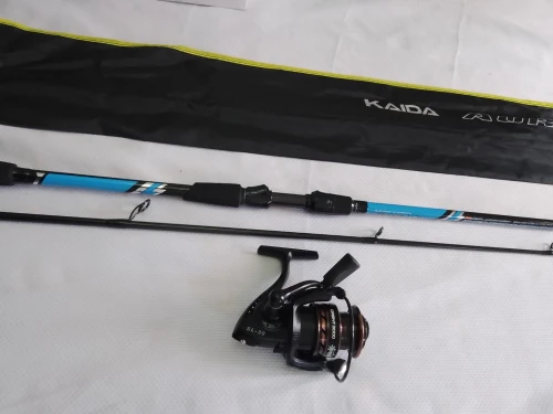 Pack egging kaida aurora 2m40cm 15 40 g avec moulinet 3000