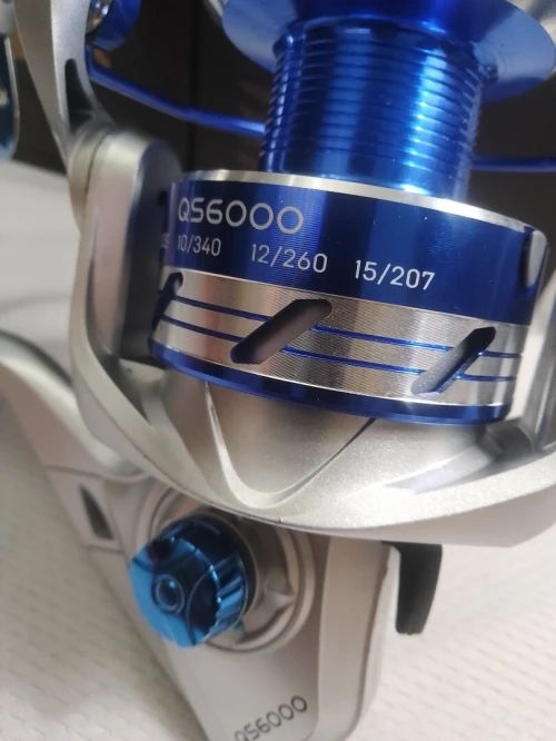 Canne à pêche pleine 3 mettre avec moulinet tombour inox 