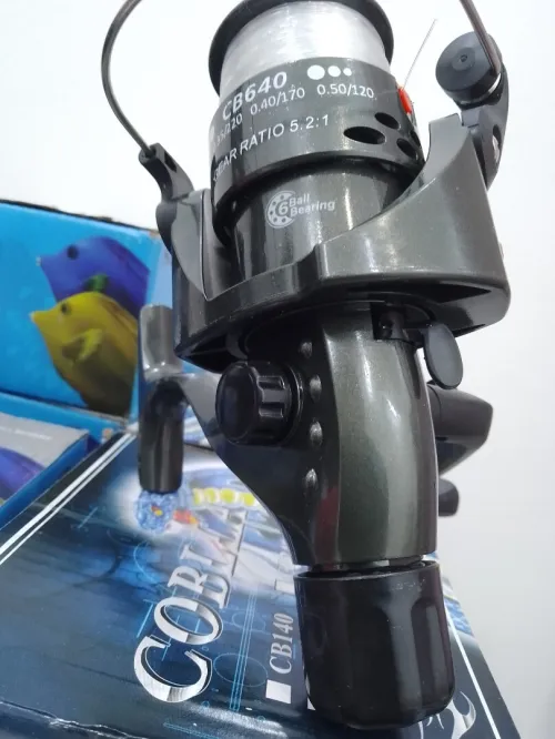 Canne à pêche pleine 3 mettre avec moulinet taille 5000