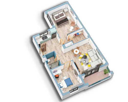 Vente Appartement F3 Mostaganem Mostaganem