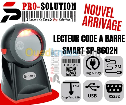 LECTEUR CODE A BARRE  SMART SP-8602H