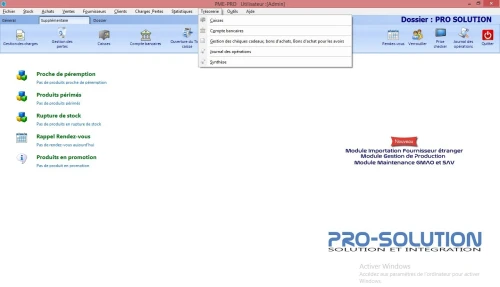 Logiciel de Gestion PME-PRO/ HYPER-PRO/ PMI-PRO