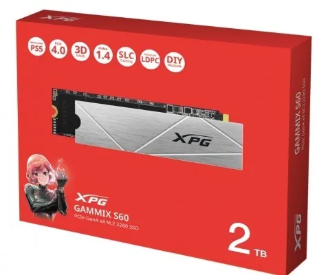 SSD ADATA XPG GAMMIX S60 BLADE 2TB PCIE GEN4X4 M.2   