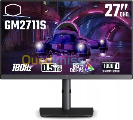 ECRAN COOLER MASTER 27 FHD 180HZ IPS GM2711S