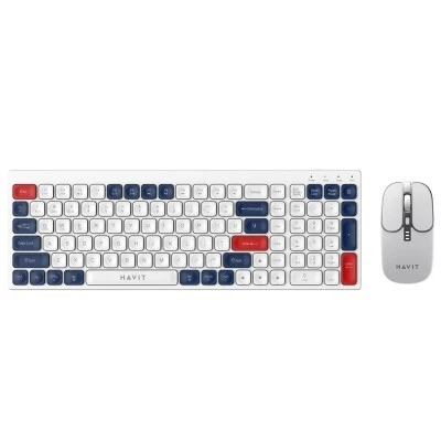 CLAVIER + SOURIS S/F HAVIT KB830 WB