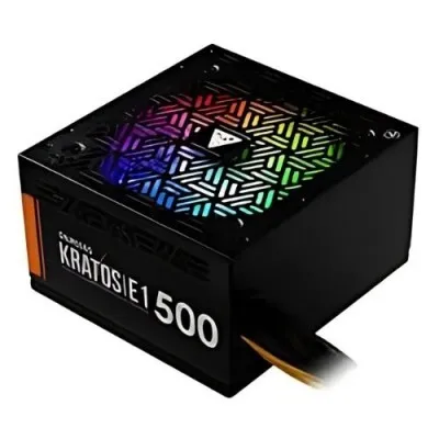Alimentation ATX Gamdias Kratos E1-500 RGB - 500W (Noir)