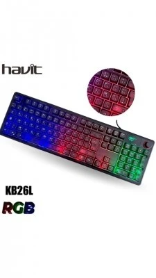CLAVIER HAVIT SEMI MECANIQUE KB26L RGB