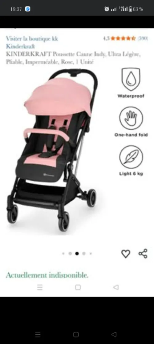 Poussette kinderkraft