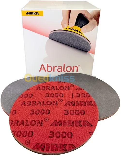 Disques abrasifs finition sur mousse ABRALON  MIRKA 