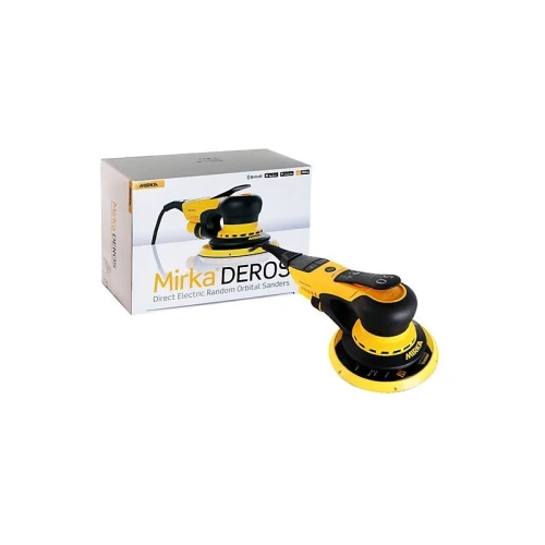 PONCEUSE ÉLECTRIQUE ORBITALE MIRKA DEROS 650CV 150 MM 5,0 EN BOITE CARTON