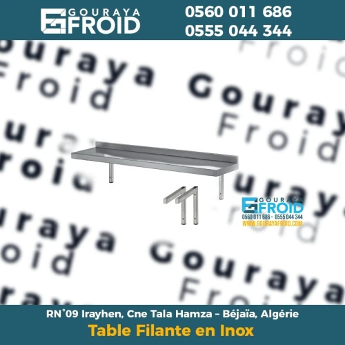 Table Filante en Inox