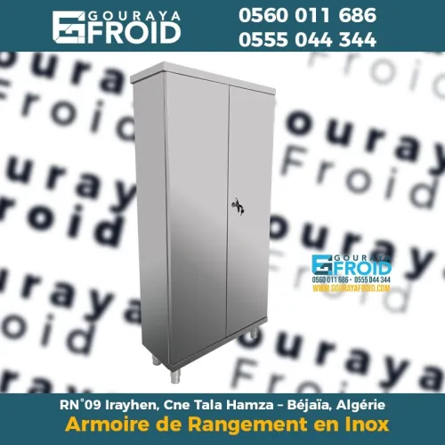 Armoire de Rangement en Inox