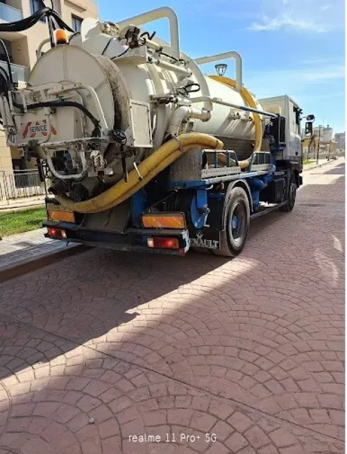 Camion de nettoyage d'assainissementégouts fosse septique 