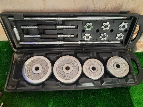 Valise de 50kg + machine des abdominaux 