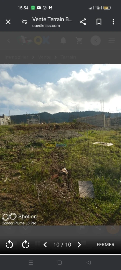 Vente Terrain Boumerdès Larbatache