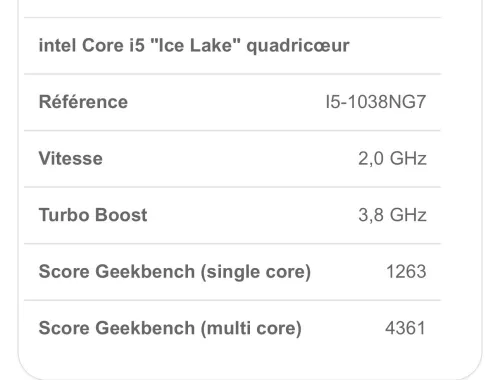MACBOOK PRO / 2020 / i5 1038NG7/16/256