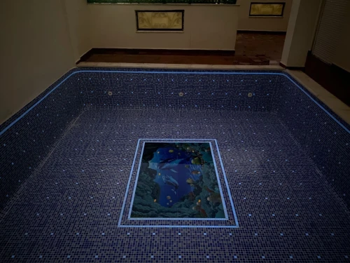 Mosaïque Lumineuse Bleu