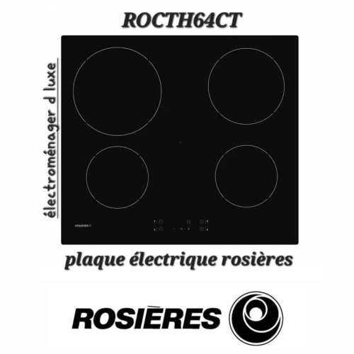 Plaque rosières électrique 60cm