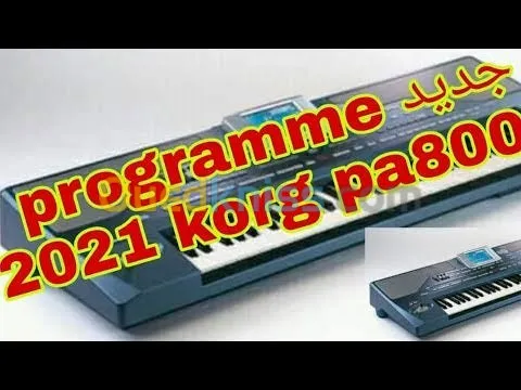 Programme Korg pa800 2022 (A1000)