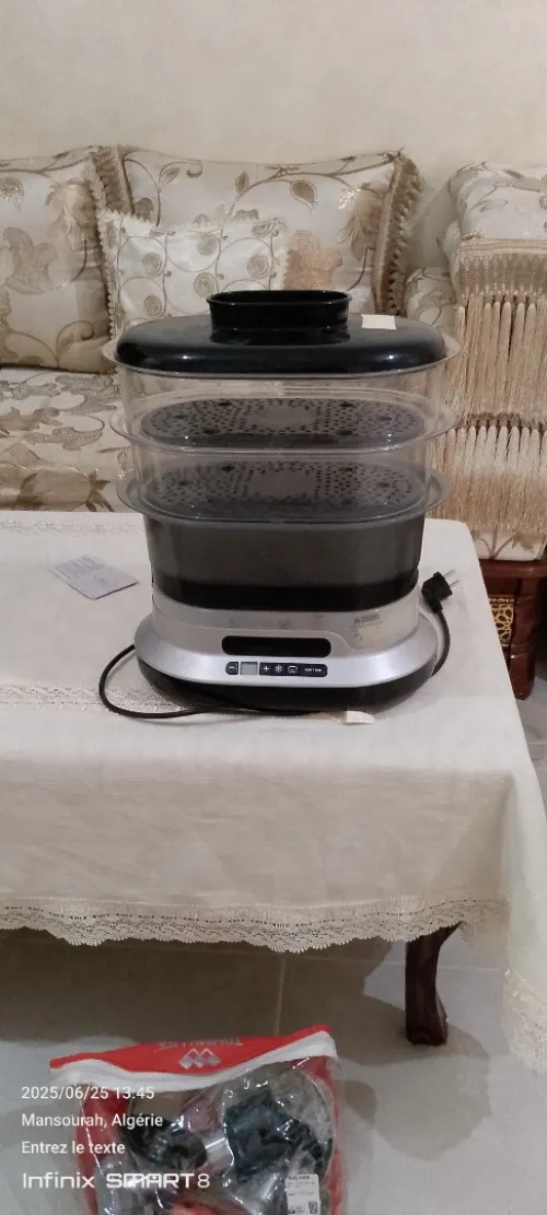Cuiseur vapeur Seb 3 étages