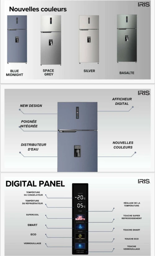 REFRIGERATEUR IR-DD660 AFFICHEUR