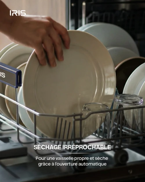 IRIS LAVE VAISSELLE IDW15AD-I 15 COUVERT INOX