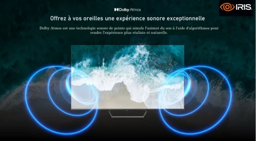 IRIS GOOGLE TV 55"Q7030 QLED+ 4K UHD